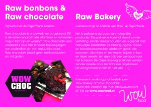 Raw Bakery & Raw Chocolate Flyer 2